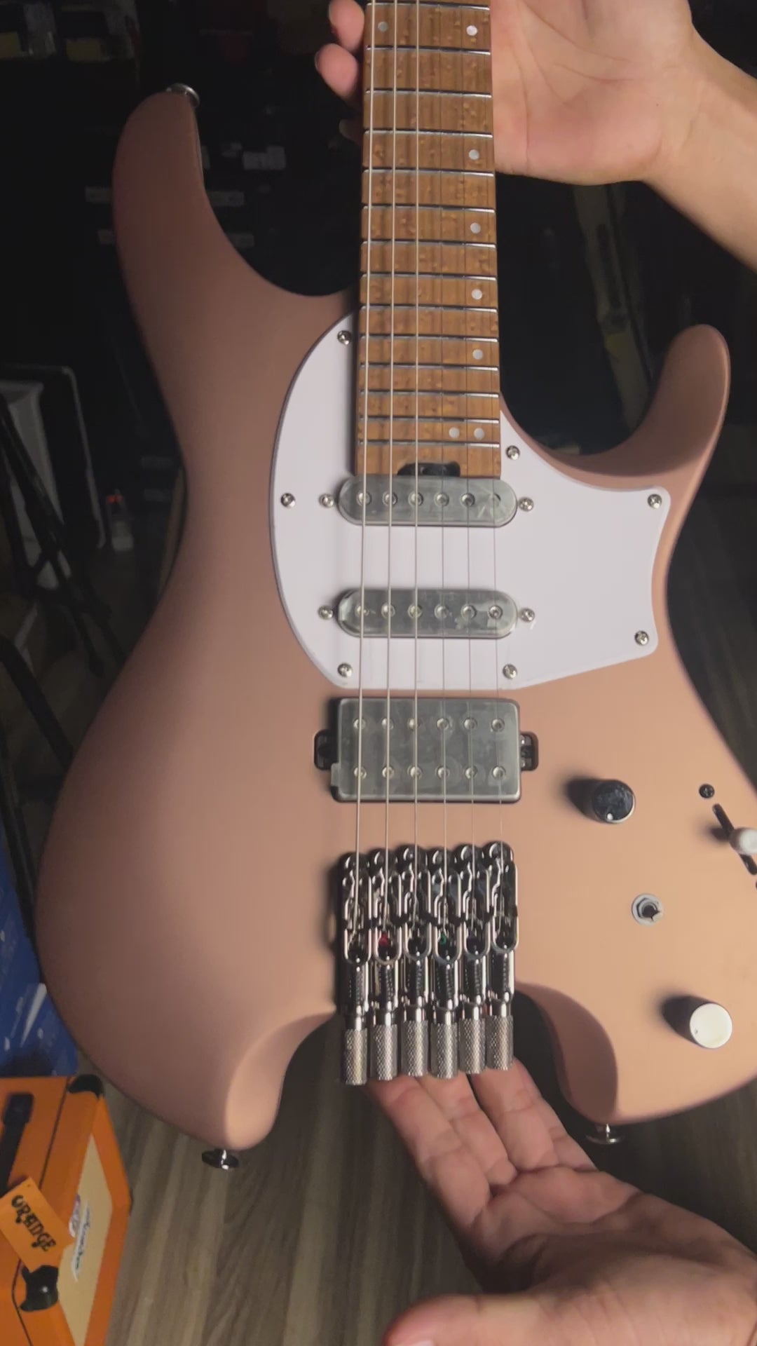 ギター Ibanez Q54W CMM Copper llic Matte Ibanez Q54W Standard Headless Electric Guitar Copper