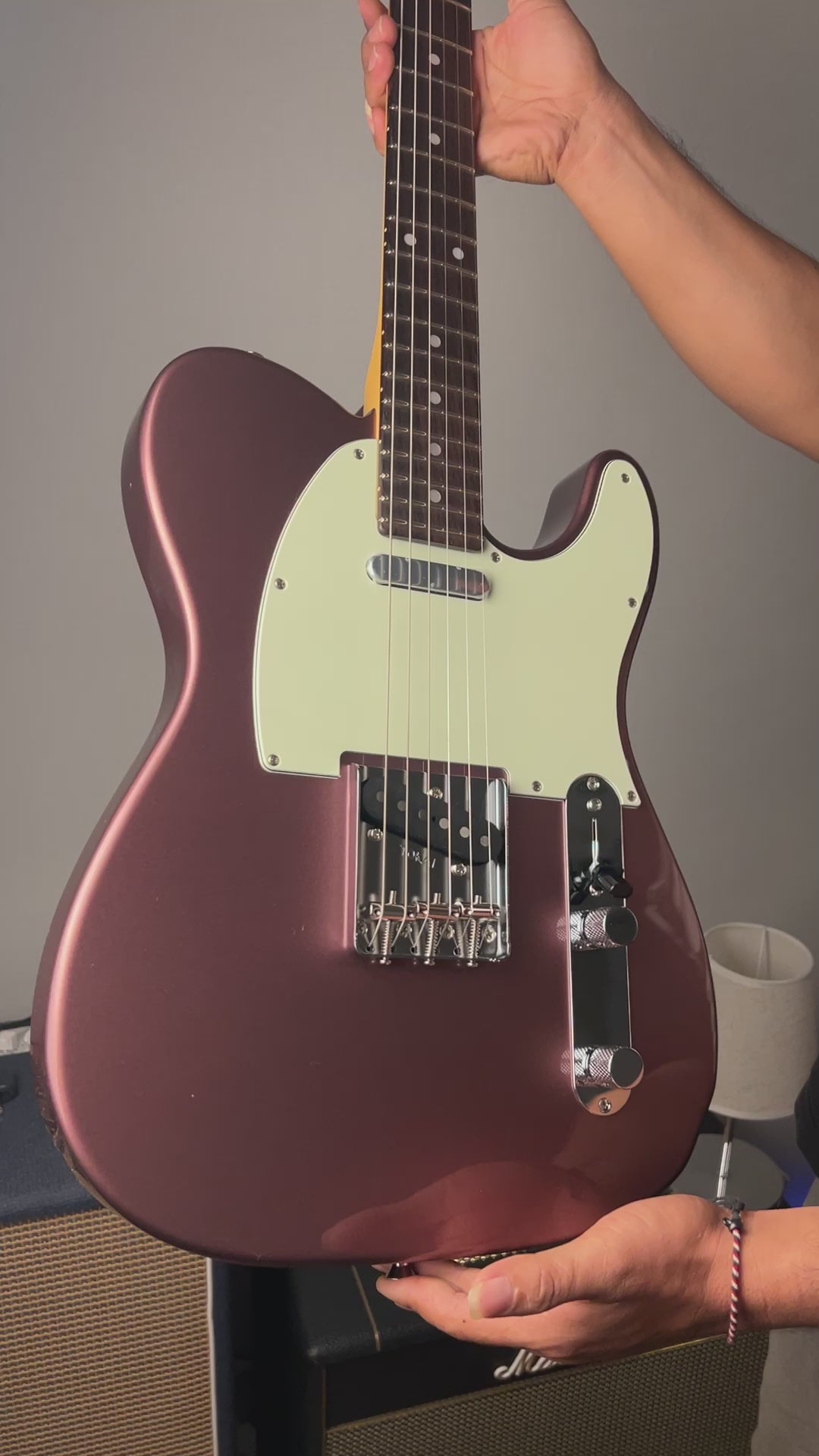 Tokai Japan ATE-101/R Breezysound Japan in Burgundy Mist Metallic