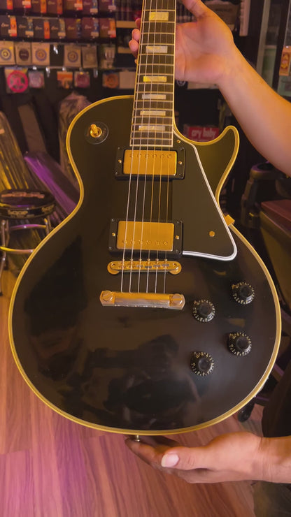 Gibson 1957 Les Paul Custom Reissue VOS - Ebony 2-Pickup 74755