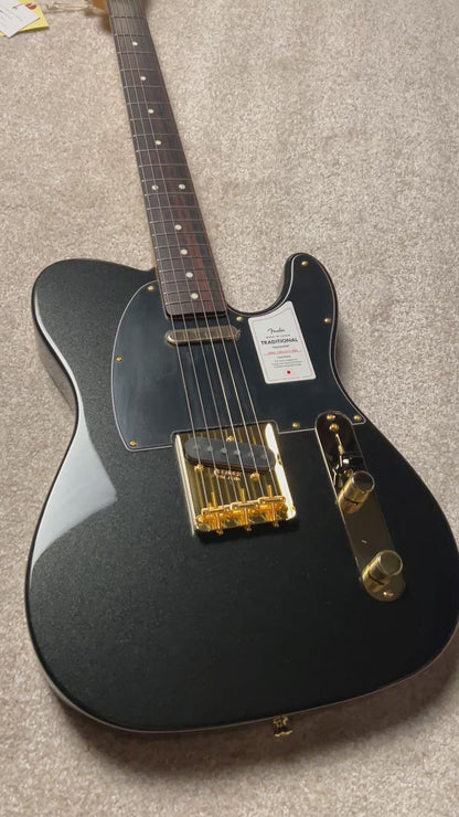 Fender Japan Traditional 2025 Collection 60s Telecaster with RW FB in Black Pearl JD25014987