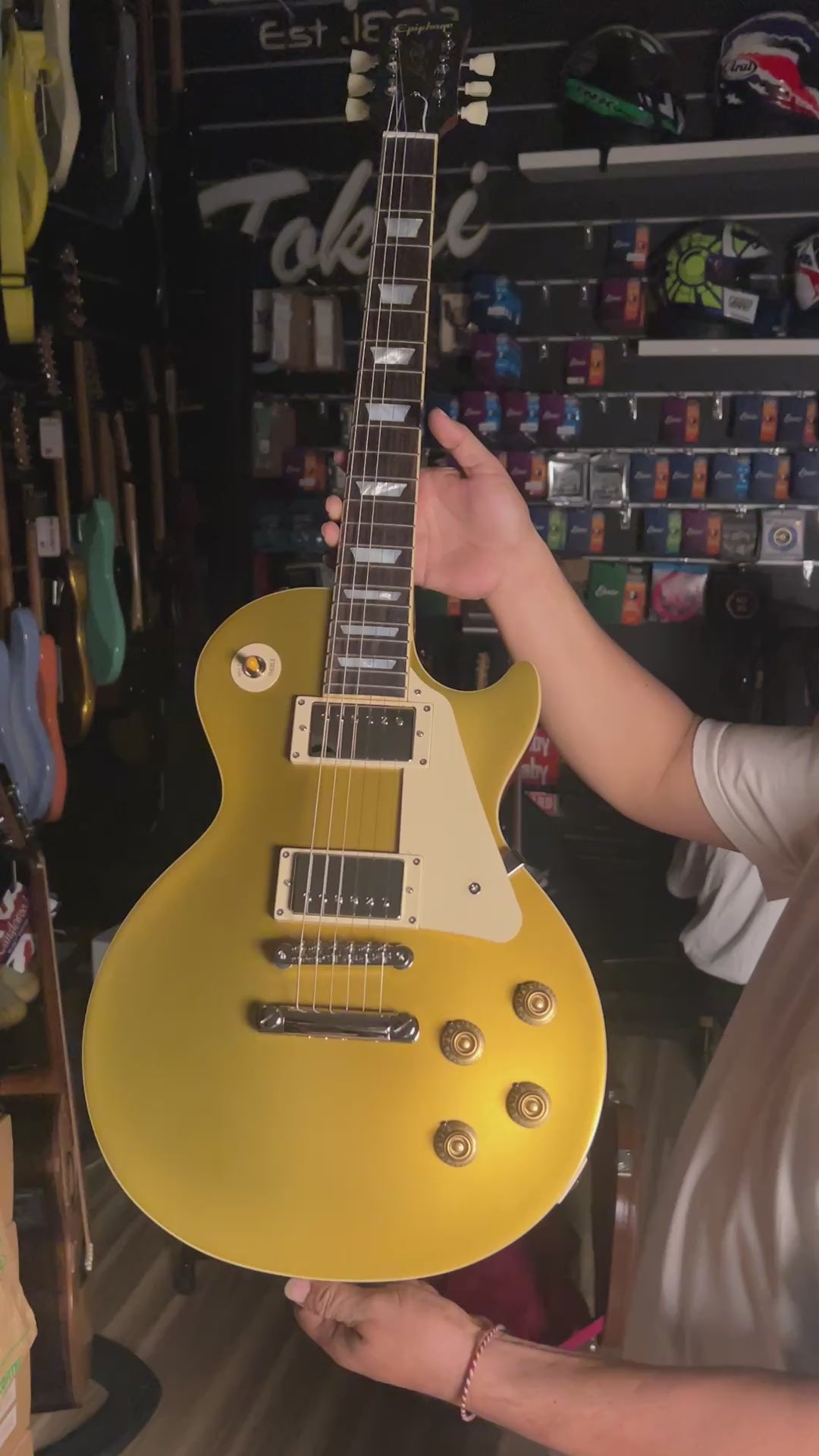 Epiphone 1957 Les Paul Goldtop Reissue in Double Gold w/Case