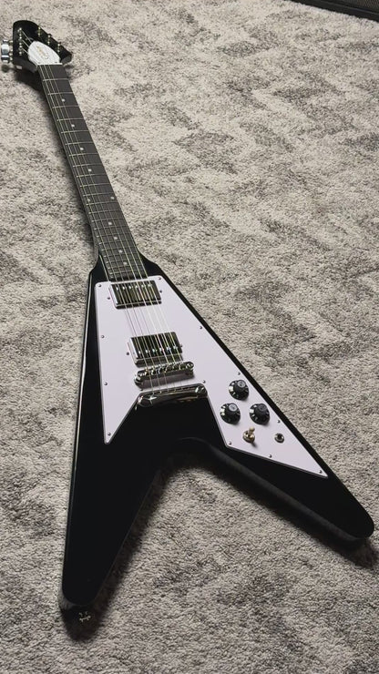 Epiphone Flying V 70s in Ebony Limited Edition