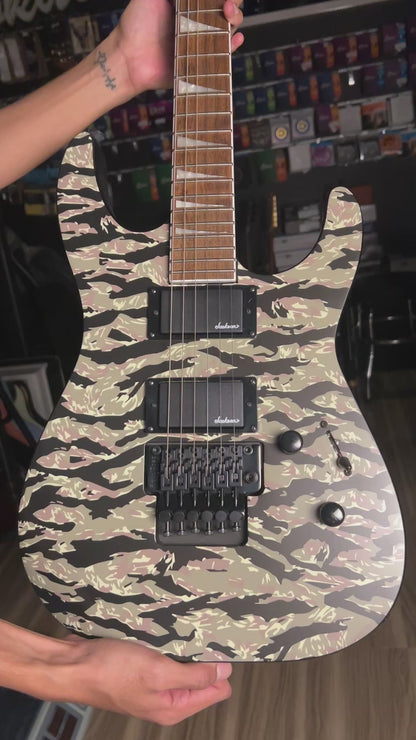 Jackson X Series Soloist SLX DX Camo with Laurel FB in Tiger Jungle Camo (USED)