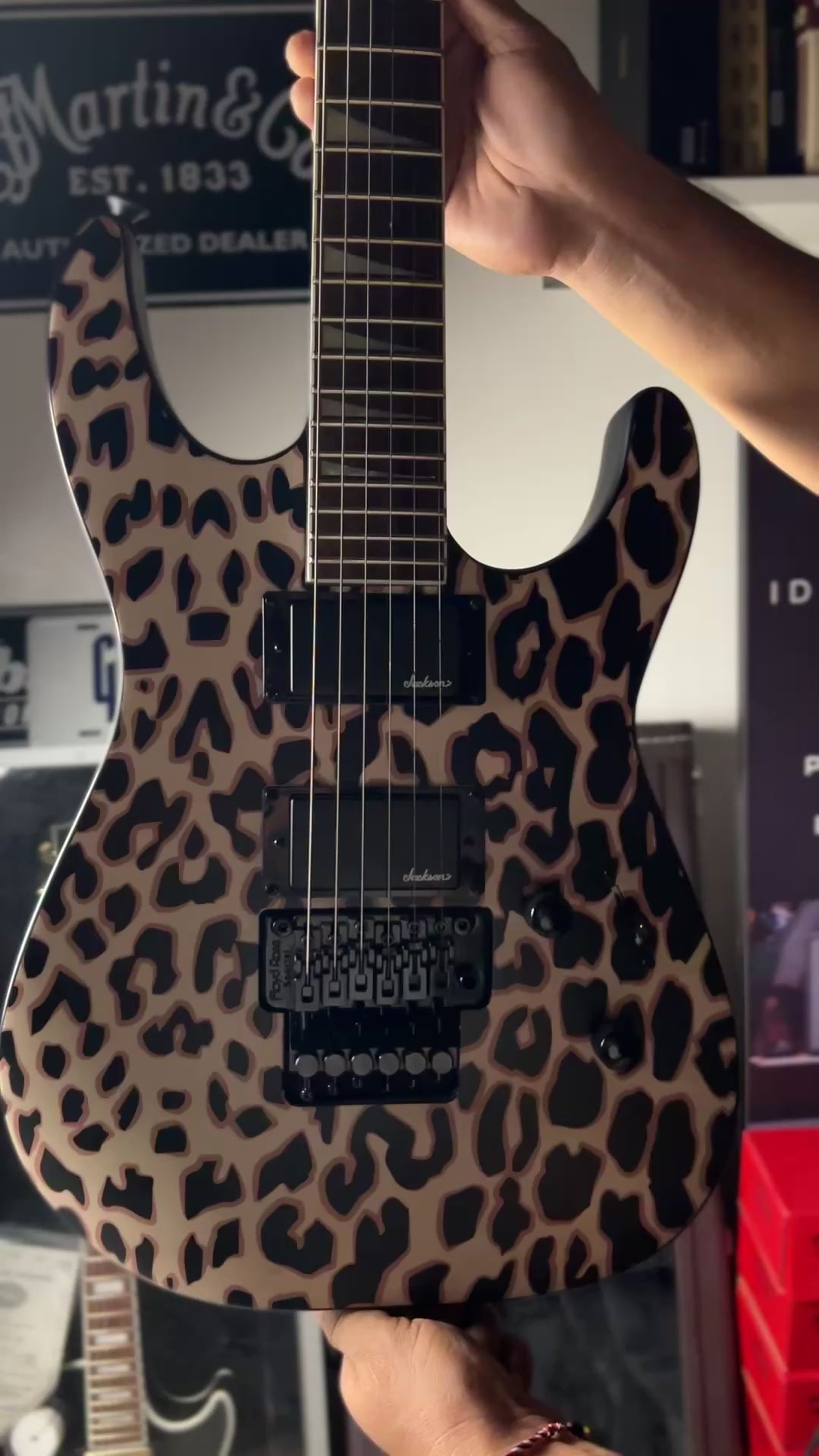 Jackson FSR X Series Soloist SLX DX with Laurel FB in Leopard