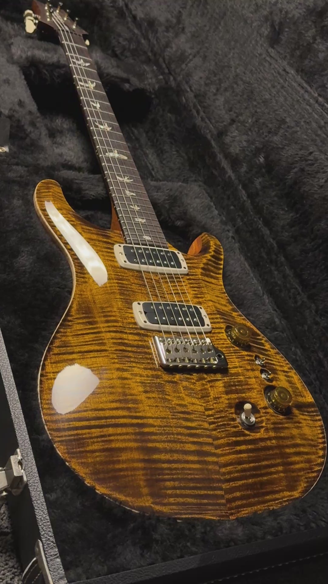 PRS Custom 24-08 2024 in Yellow Tiger 0380048 – nafiriguitar.com