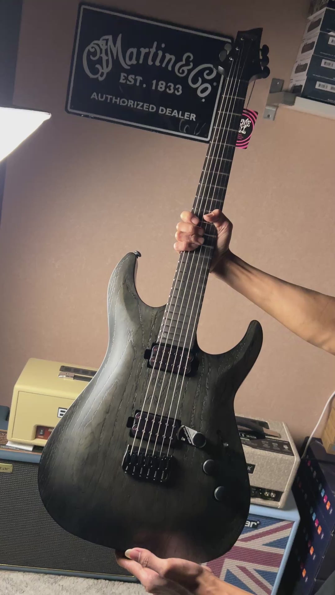 Schecter C-1 EX Apocalypse in Rust Grey W19040009 – nafiriguitar.com