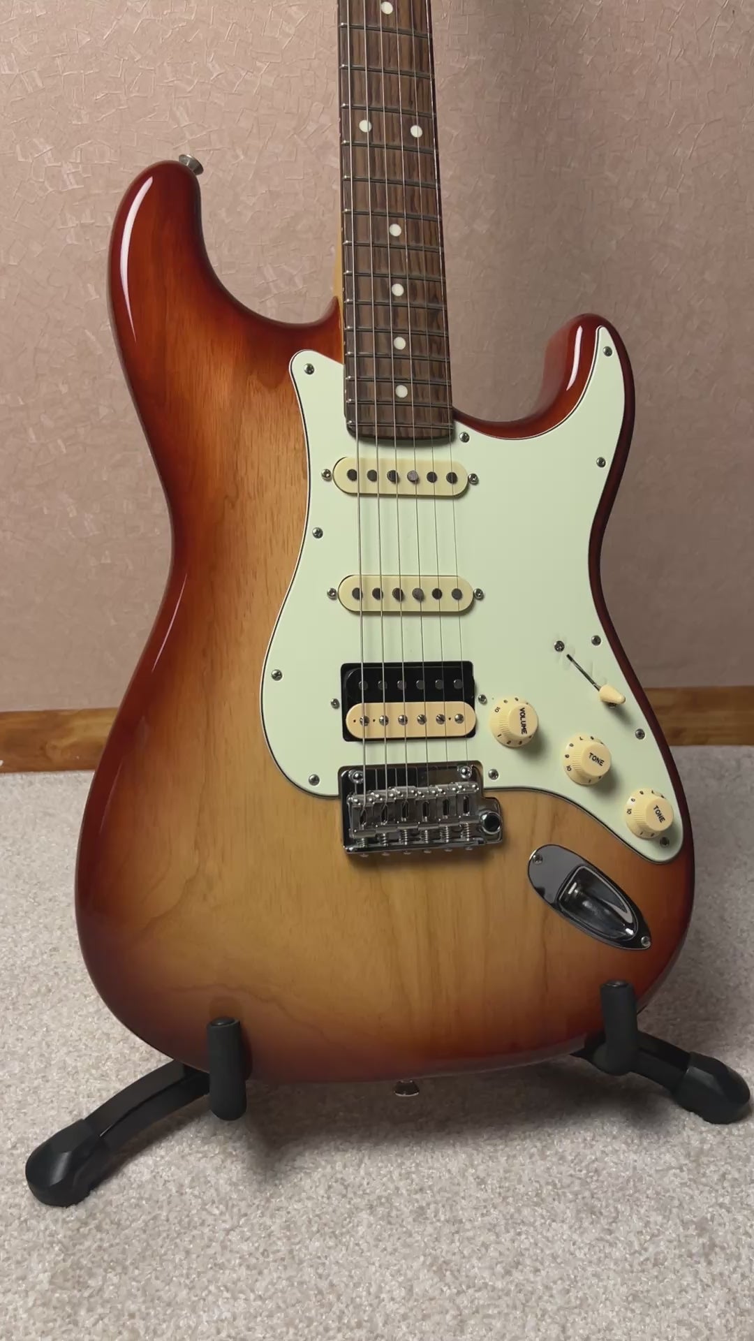 Tokai AST-118SH SSB/R Goldstar Sound HSS Limited Edition in Sienna