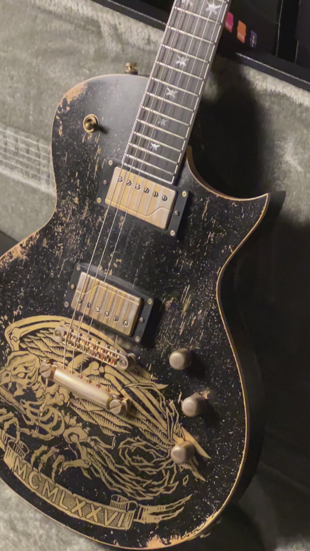 ESP Will Alder Signature Warbird Custom Shop in Distressed