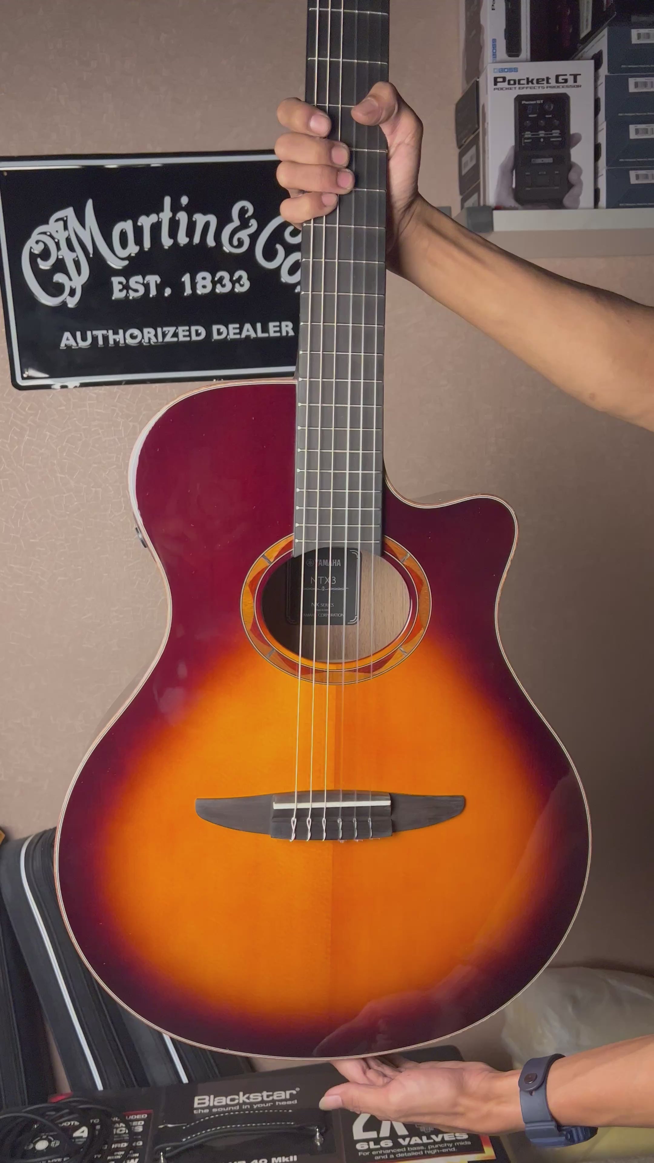 Yamaha NTX3 - Brown Sunburst – nafiriguitar.com