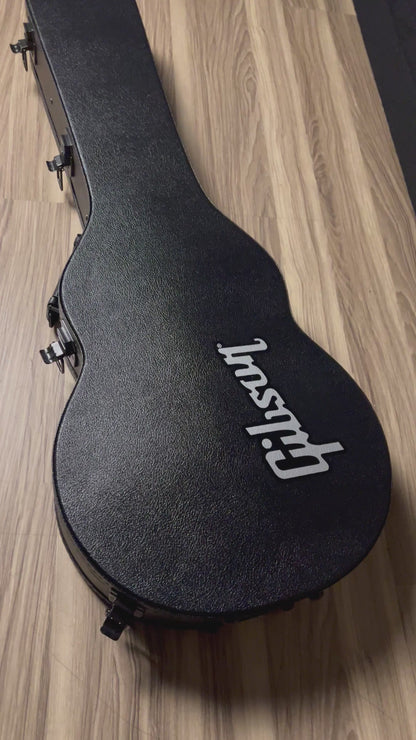 Gibson Les Paul Standard Modern Quilt Mark Morton in Translucent Ebony Burst Satin w/Case 230350246