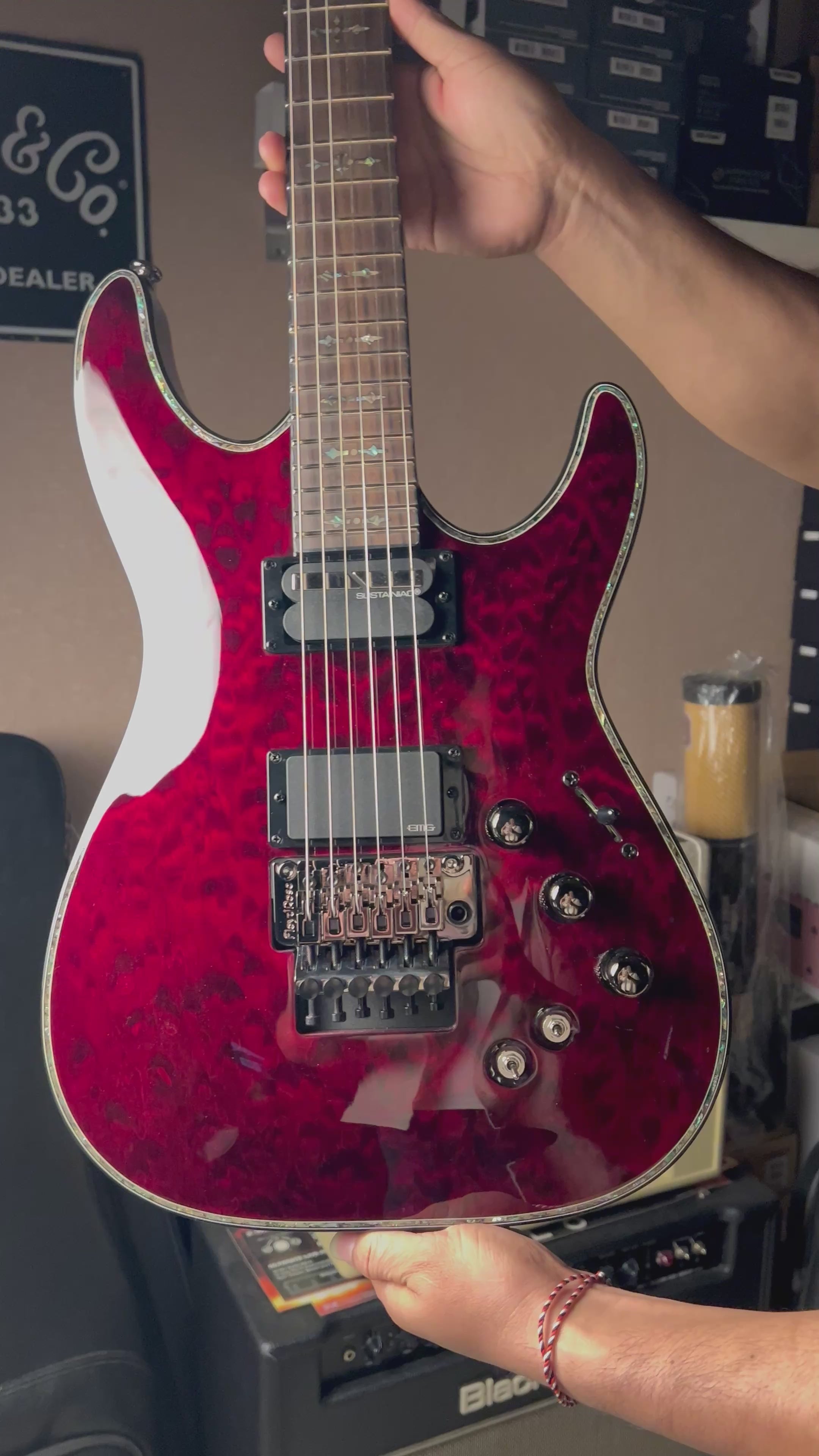 Schecter Hellraiser C-1 FR S BCH in Black Cherry 24101079