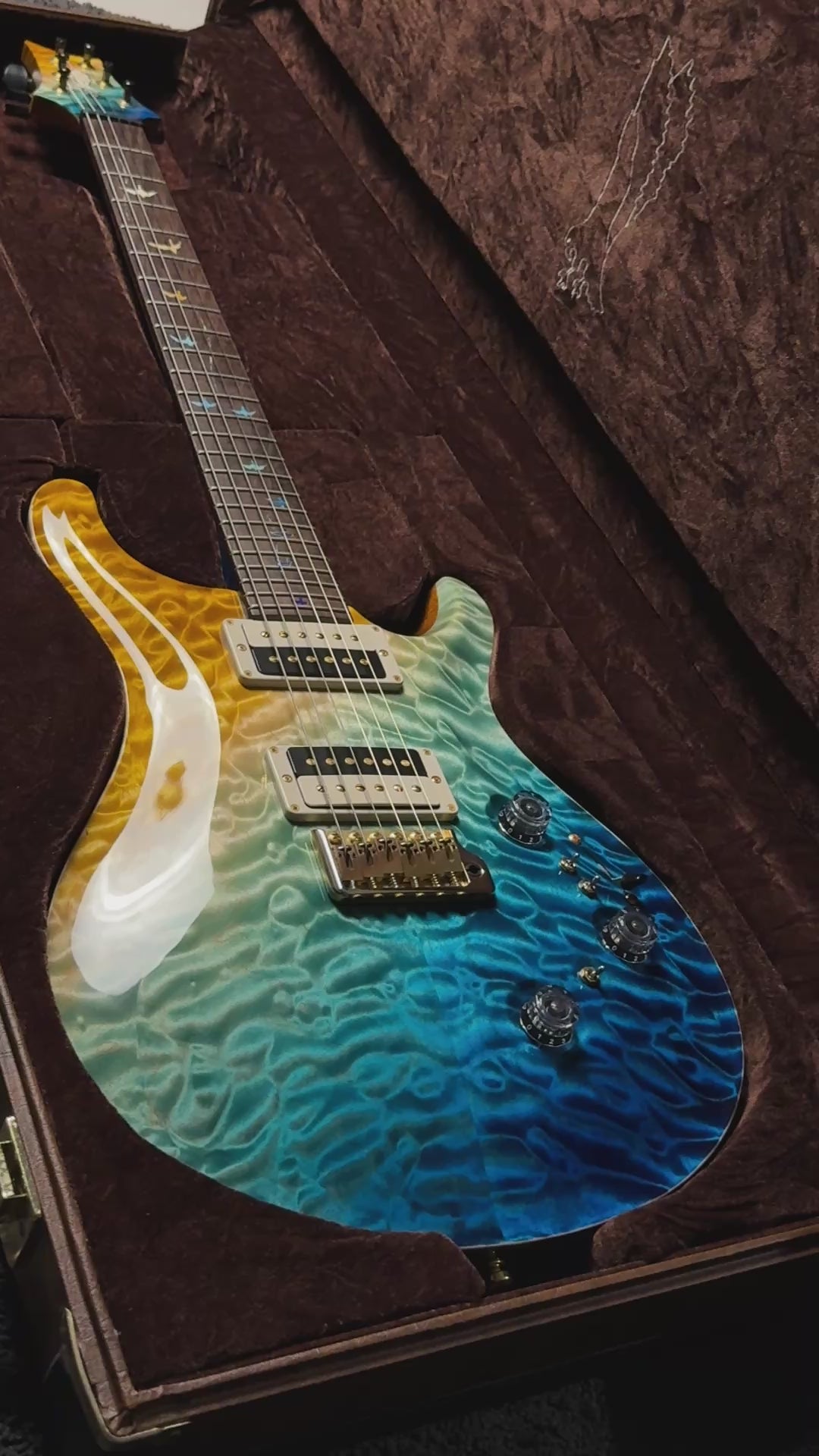 PRS Private Stock Custom 24 Piezo with Brazilian Rosewood in Beach