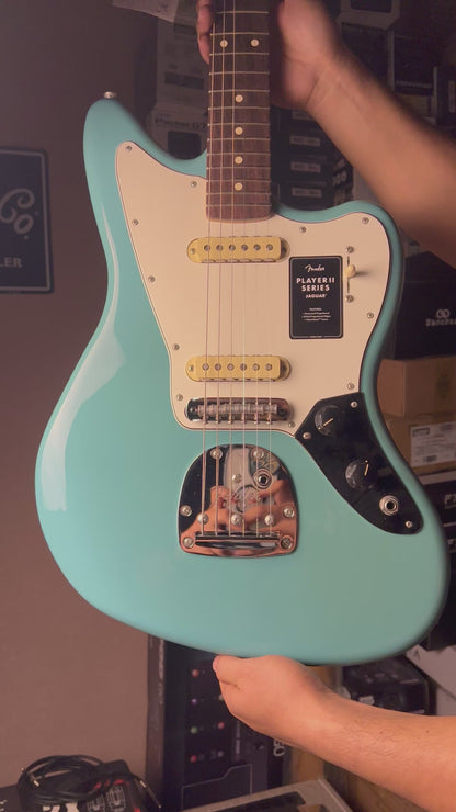 Fender Player II Jaguar With RW FB in Aquatone Blue