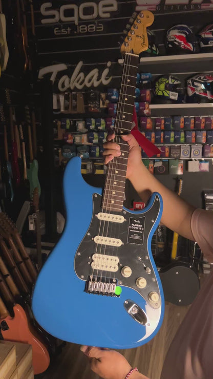 Fender Player II Modified Stratocaster HSS with RW FB in Electric Blue MX25024011