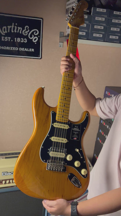 Fender American Professional II HSS Stratocaster with Maple FB in Roasted Pine US23049232