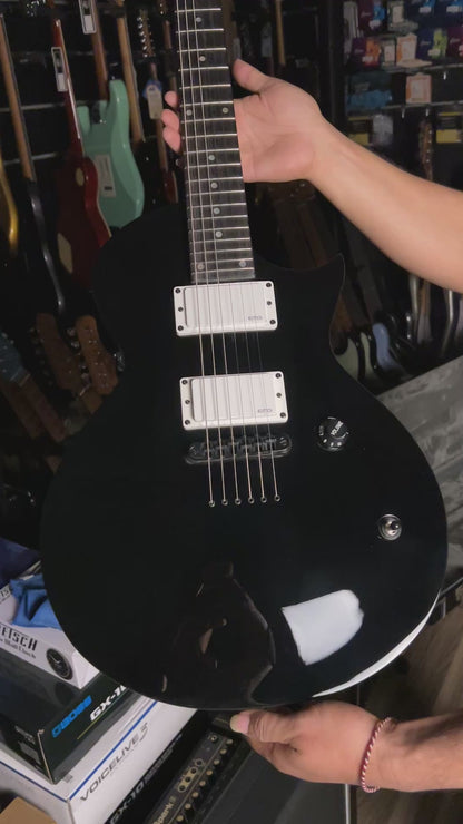 ESP LTD Ted Aguilar Signature TED-EC In Black with Hardshell Case W24022914