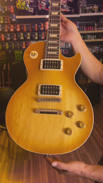 Gibson Slash "Jessica" Les Paul Standard in Honey Burst with Red Back 210940050