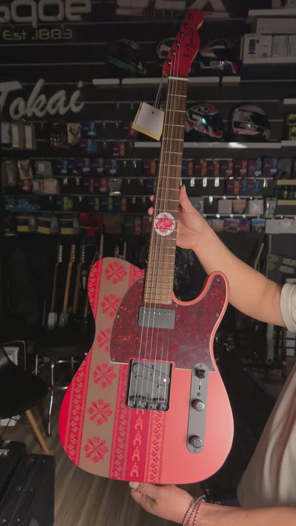 Fender MIJ Limited Edition Monster Hunter Rathalos Telecaster with RW FB in Rathalos Red JD25000676
