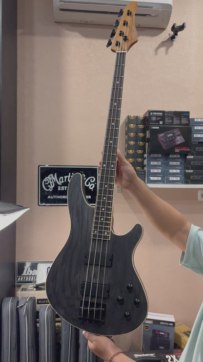 Schecter C-4 Standard Electric Bass in Charcoal Satin