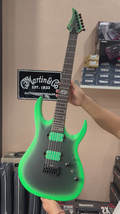 SQOE SEIB6S RGS in Satin Neon Green