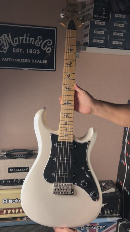 PRS SE NF3 With Maple Fingerboard In Pearl White CTI G039507 (USED)