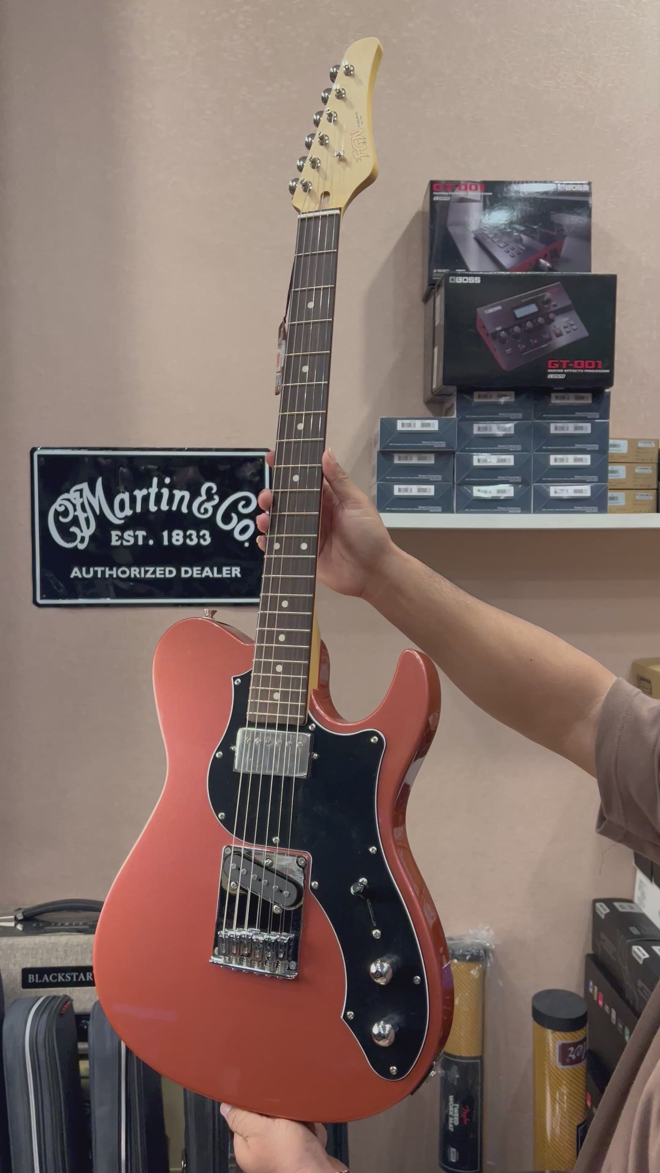 Fujigen FGN Boundary Iliad BIL2-R-HS/BGM in Burgundy Mist Metallic