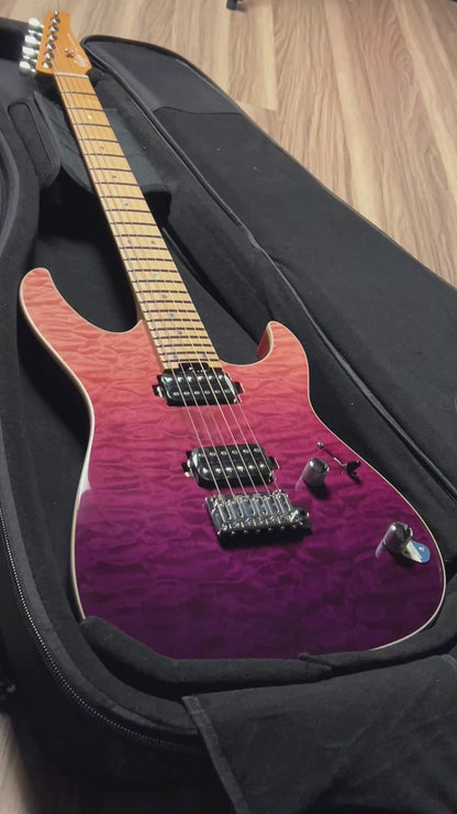 Shijie TM-5 Tone Master Custom Shop in Gradient Violet S/N 240882