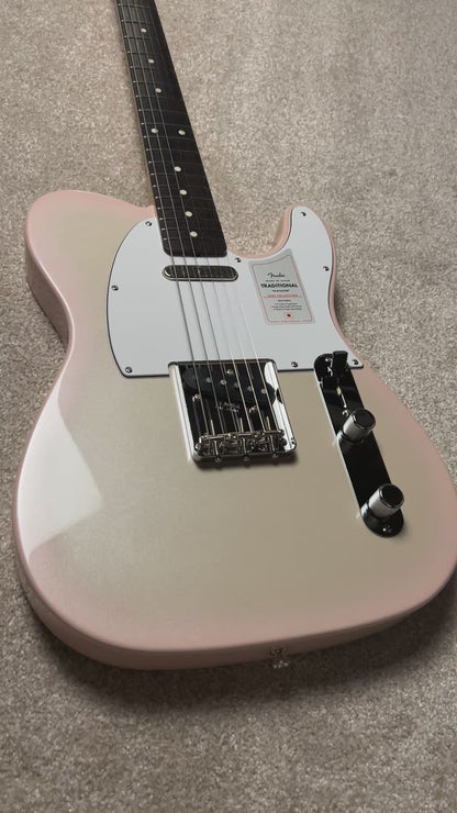 Fender Japan Traditional 2025 Collection 60s Telecaster with RW FB in Stardust Pink JD25013890