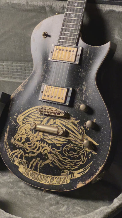 ESP Will Alder Signature Warbird Custom Shop in Distressed E4620231