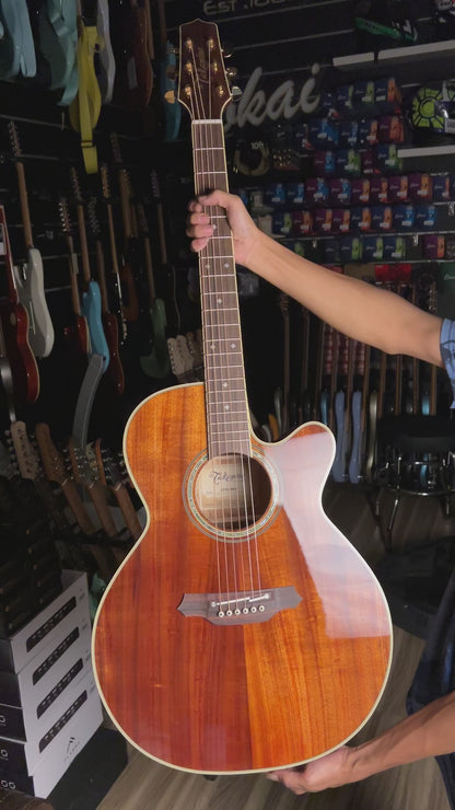 Takamine EF508KC in Natural Gloss with Case Made In Japan 62060771