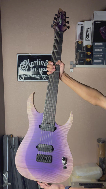 Schecter John Browne Tao-7 in Ozone Burst W26010932