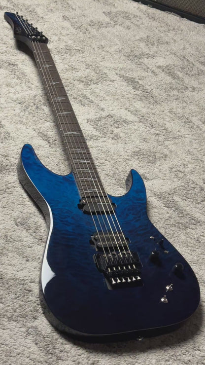 Schecter Reaper 6 Elite FR-S DBO in Deep Ocean Blue W26010864