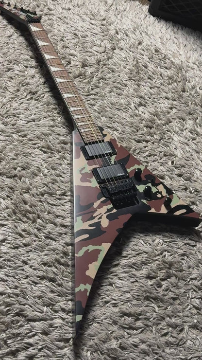 Jackson X Series Rhoads RRX24 with Laurel FB in Woodland Camo (USED)