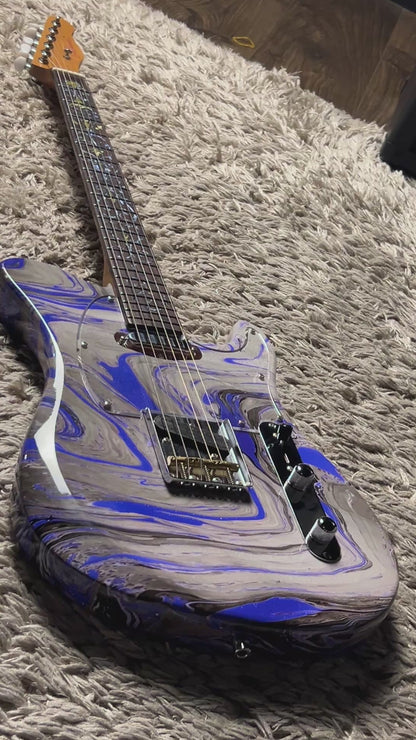 Dhatarattha Custom DTL Artist Hand Paint "Marble Swirl”