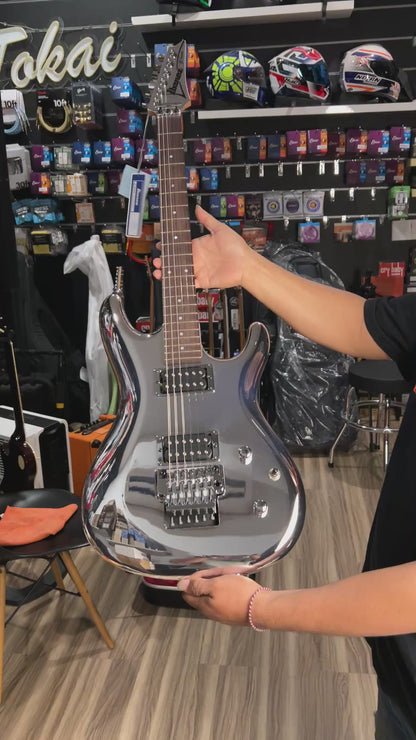 Ibanez JS3CR Joe Satriani Signature w/Case In Chrome Boy F2333534