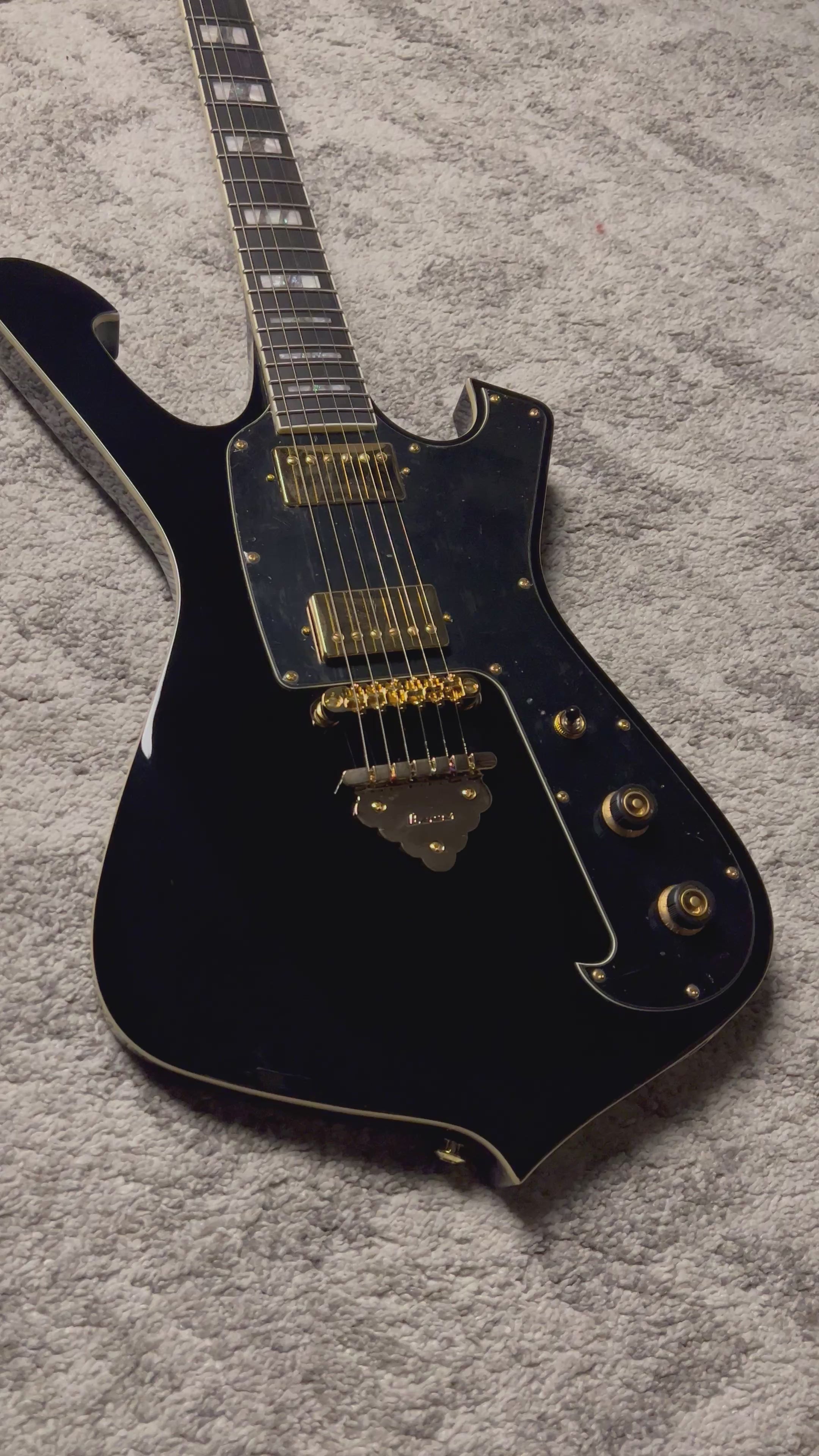 Ibanez FRM350-BK Paul Gilbert Signature with Bag in Black