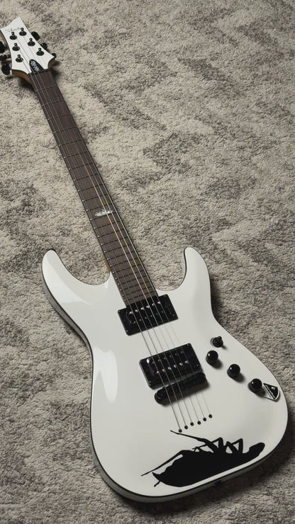 Schecter C-1 Jerry Horton 25th Anniversary in White W26010935