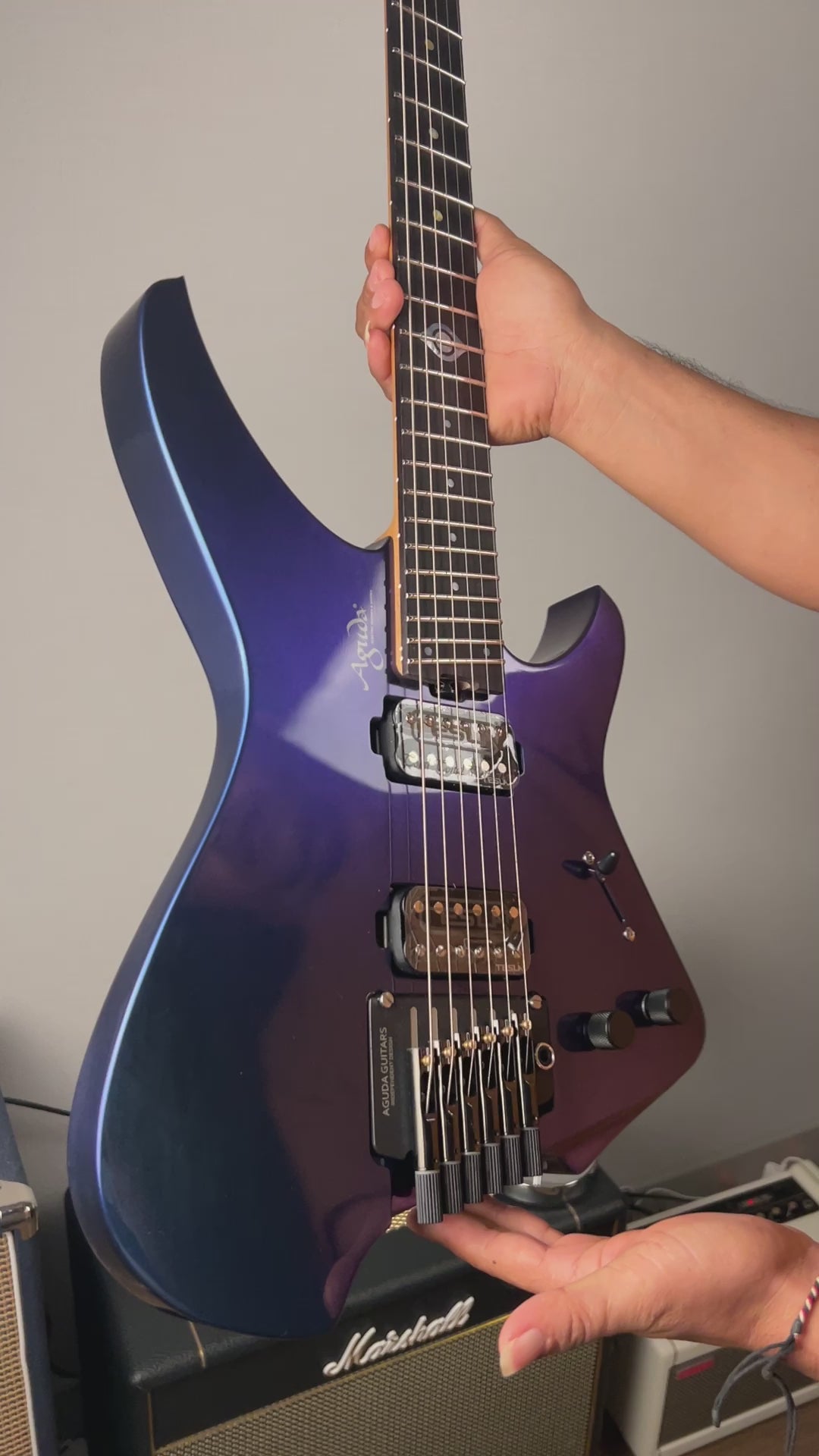 Aguda Black Hole in Chameleon with Flame Maple Neck Nafiri Special