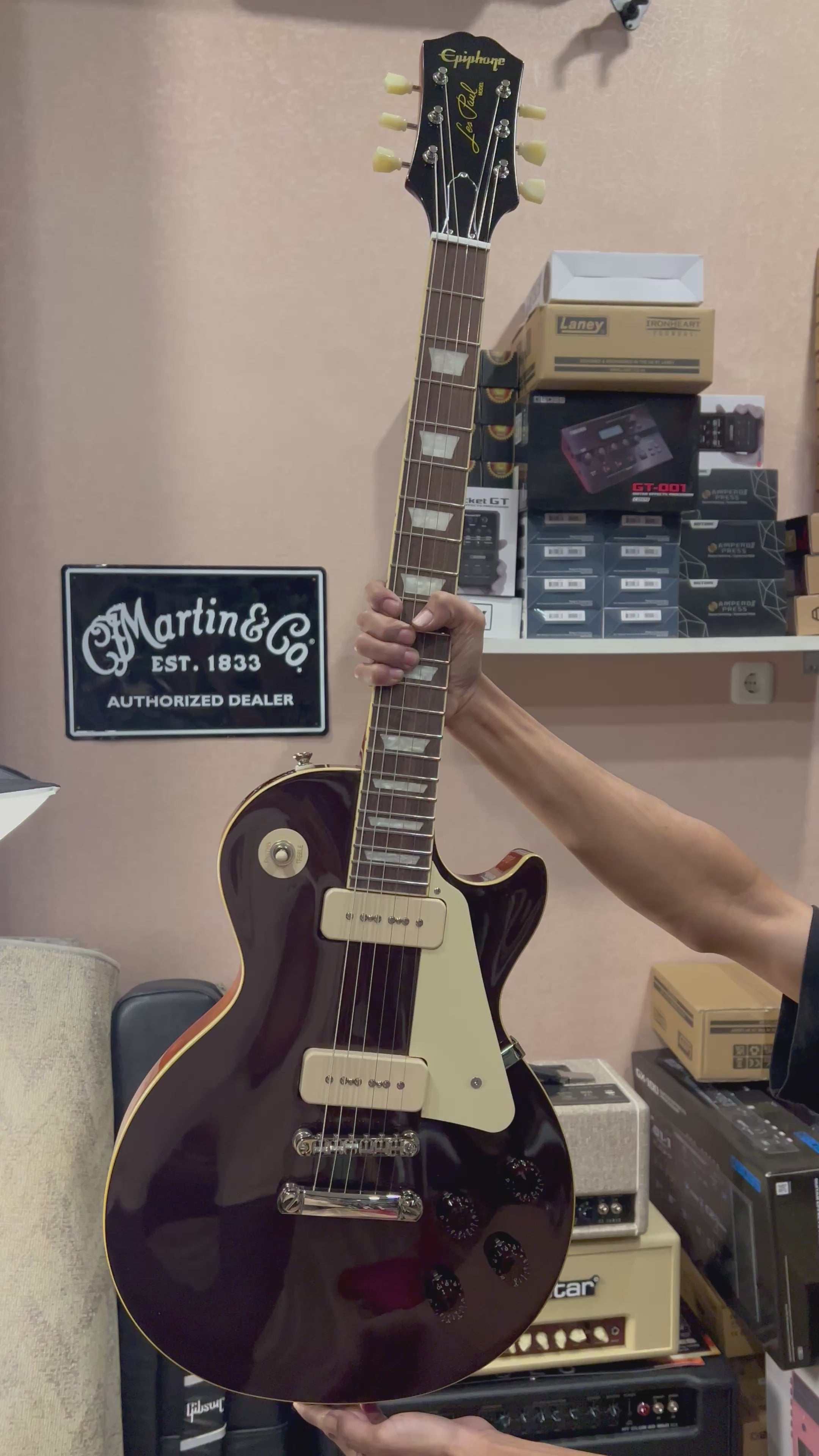 Epiphone Joe Bonamassa 1955 Les Paul Standard in Copper Iridescent