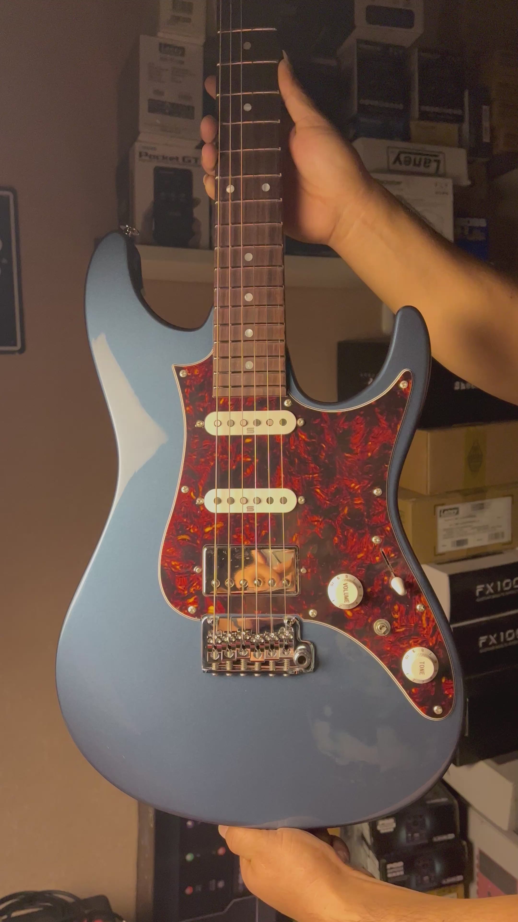 Ibanez Prestige AZ2204N in Prussian Blue Metallic F2530007