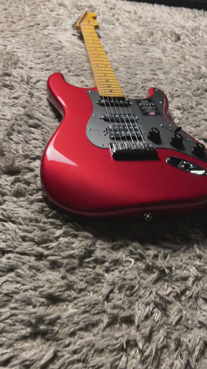 Fender American Ultra II Stratocaster HSS with Maple FB in Sinister Red US240038929