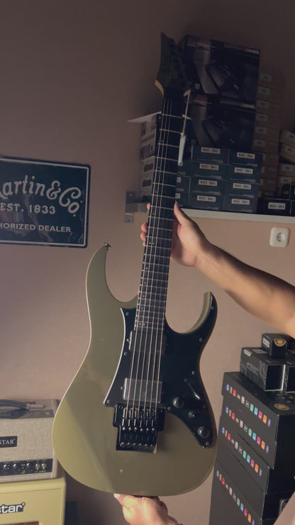 Ibanez RGR5130-KM in Khaki Metallic with Case F2428040