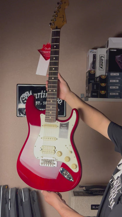 Fender Player II Stratocaster HSS With RW FB In Transparent Cherry Burst