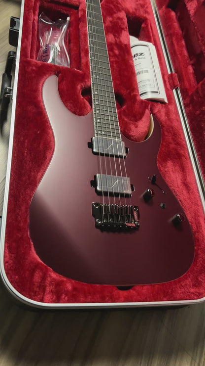 Ibanez Prestige RG5121-BCF in Burgundy Metallic Flat with Case F2418689