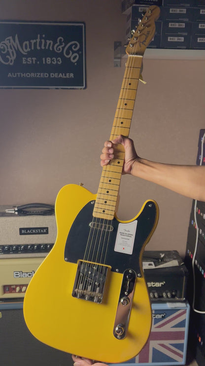 Fender Japan Traditional II 50s Telecaster with Maple FB in Butterscotsch Blonde JD24024622 (USED)