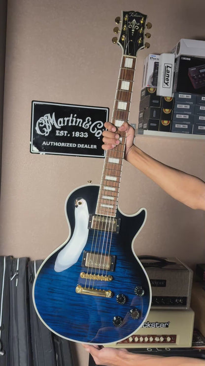 Tokai Love Rock Custom Shop LC-136S F สี Cobalt Fade