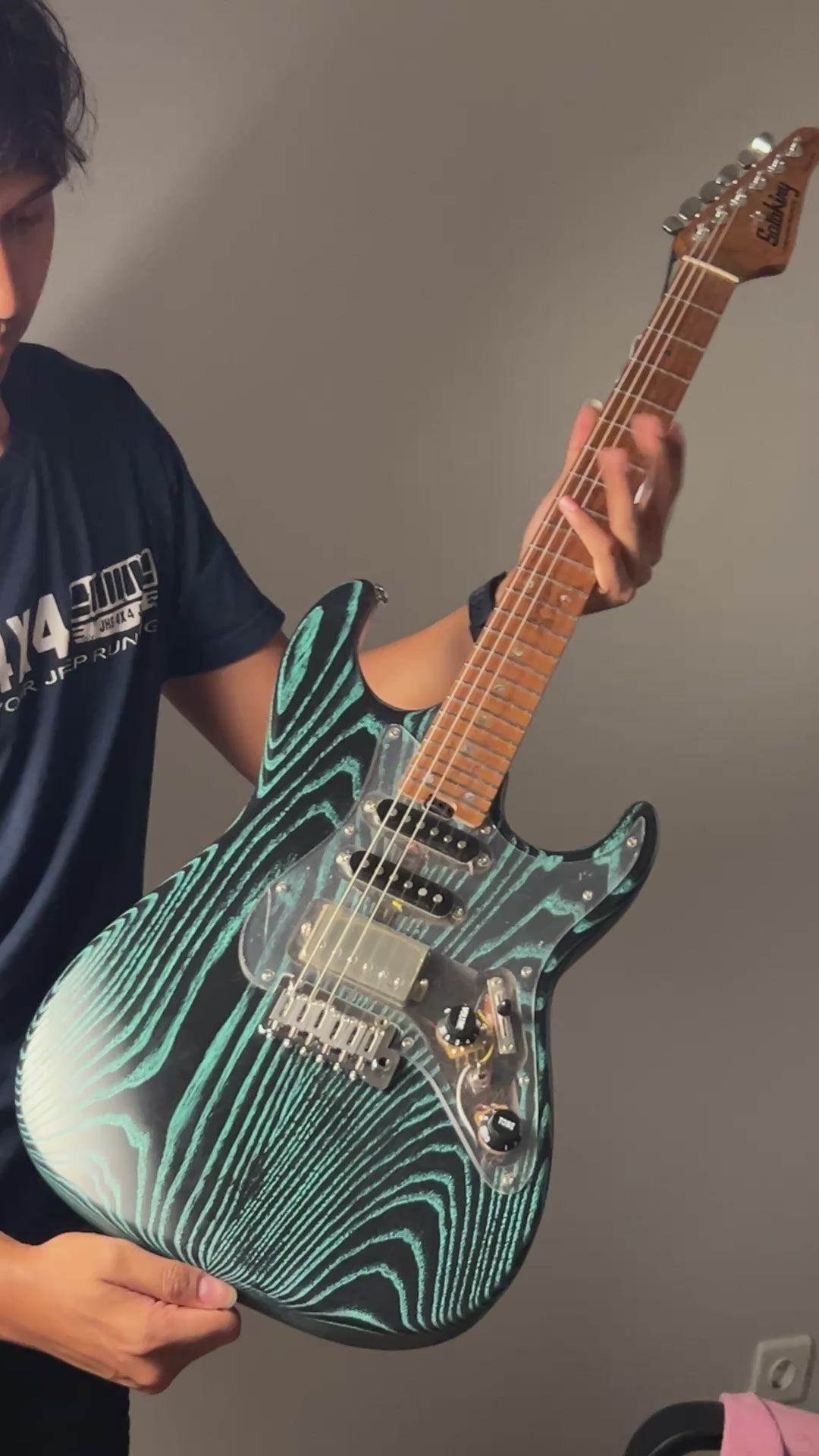 Soloking MS-1 AT Akbar Tsai Signature Series in Driftwood Black