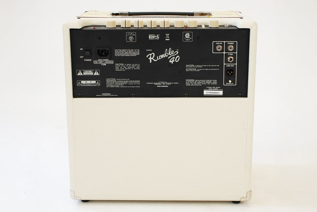 Fender Rumble 40 V3 Bass Amplifier in Ivory