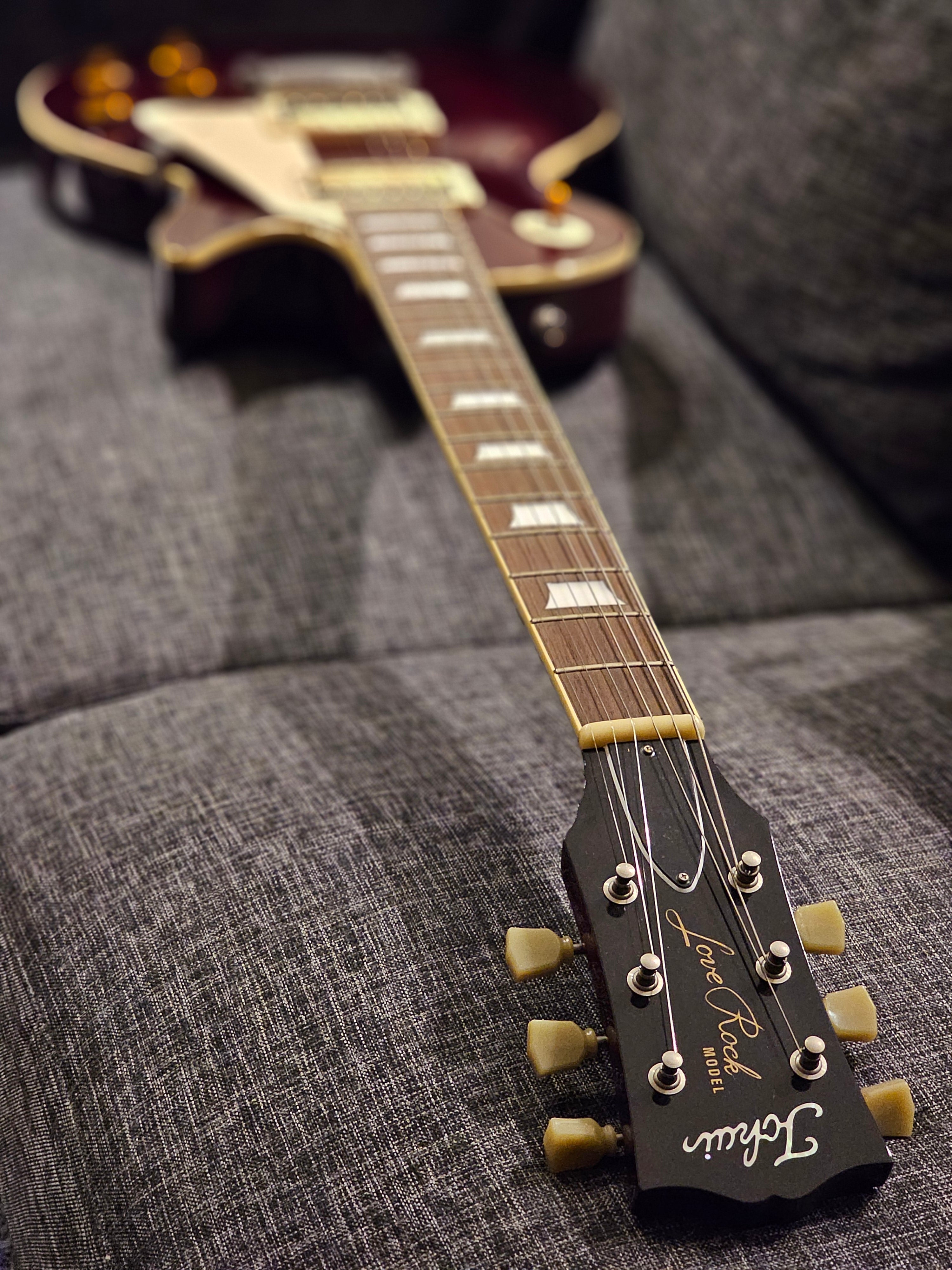 Tokai LS-136F ZB SR Love Rock Japan in Seethru Dark Red 1940788