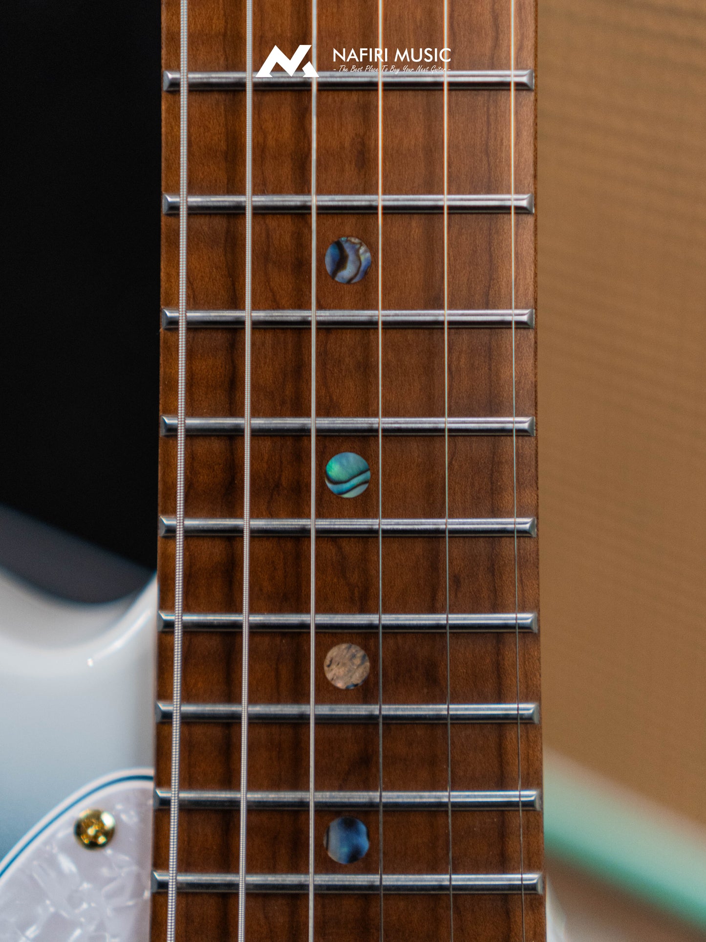 Soloking MT-1 Custom 24 FMN Elite with Flame Neck in Larimar Nafiri Special Run